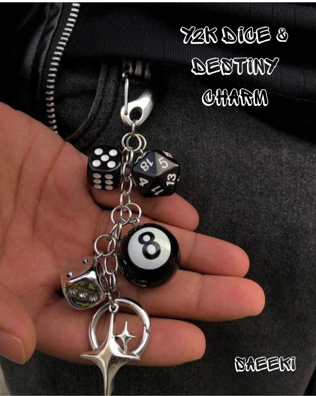 Y2K Dice & Destiny Charm