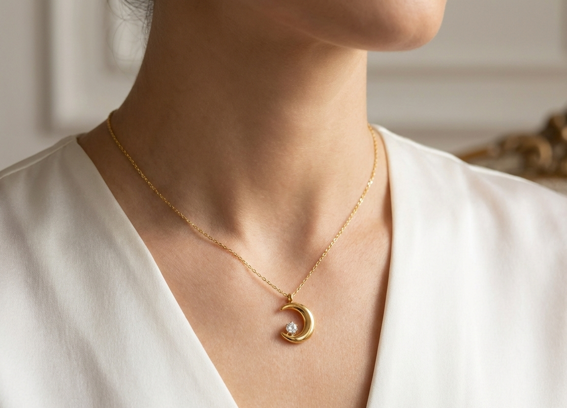 The Iora Crescent Everyday Pendant